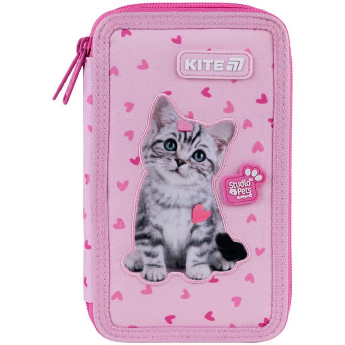 Пенал Kite 623 Studio Pets, 2 відділення (SP25-623) изображение 3