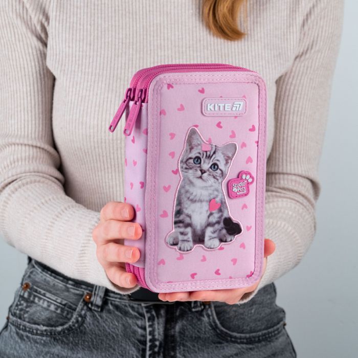 Пенал Kite 623 Studio Pets, 2 відділення (SP25-623) изображение 7
