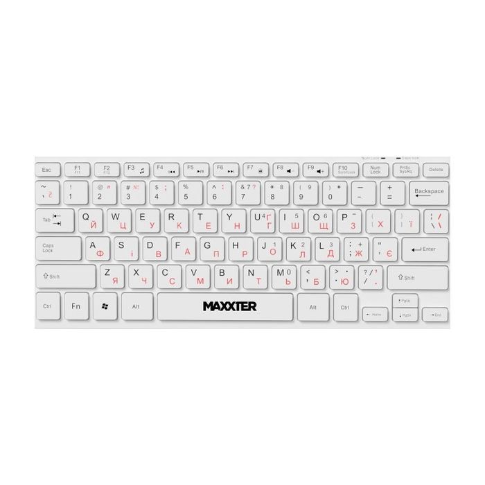 Клавиатура Maxxter KBM-C01B-UA USB UA Black (KBM-C01B-UA)