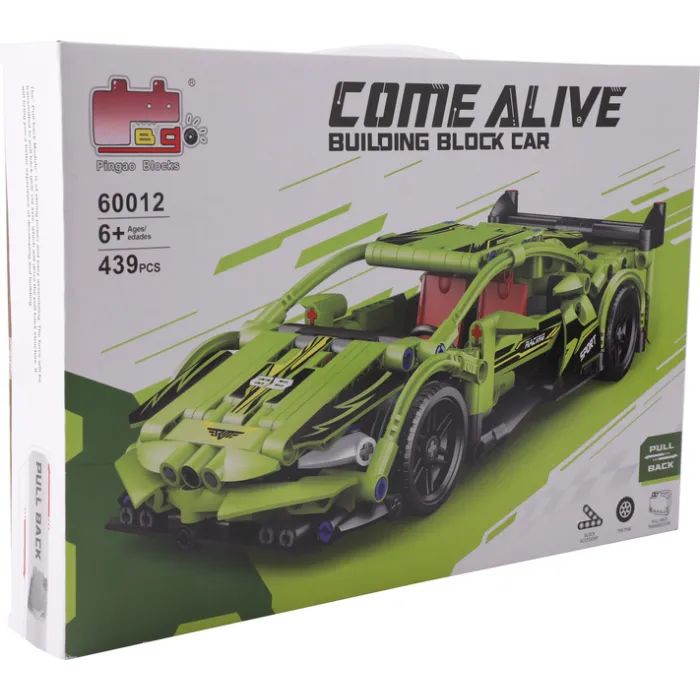 Конструктор Come Alive Building Block Car Машина зеленая 439 деталей (3858894676095)