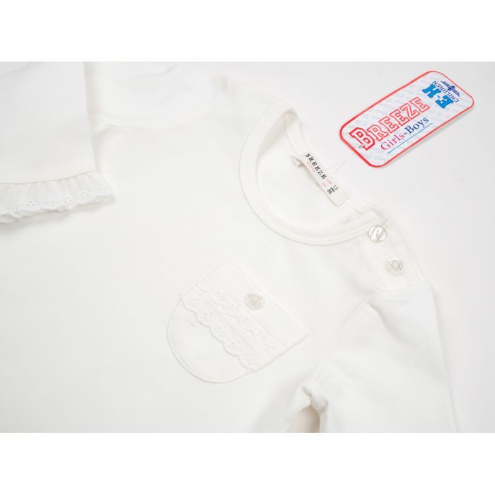 Кофта дитяча Breeze з мереживом (10649-98G-cream) зображення 3