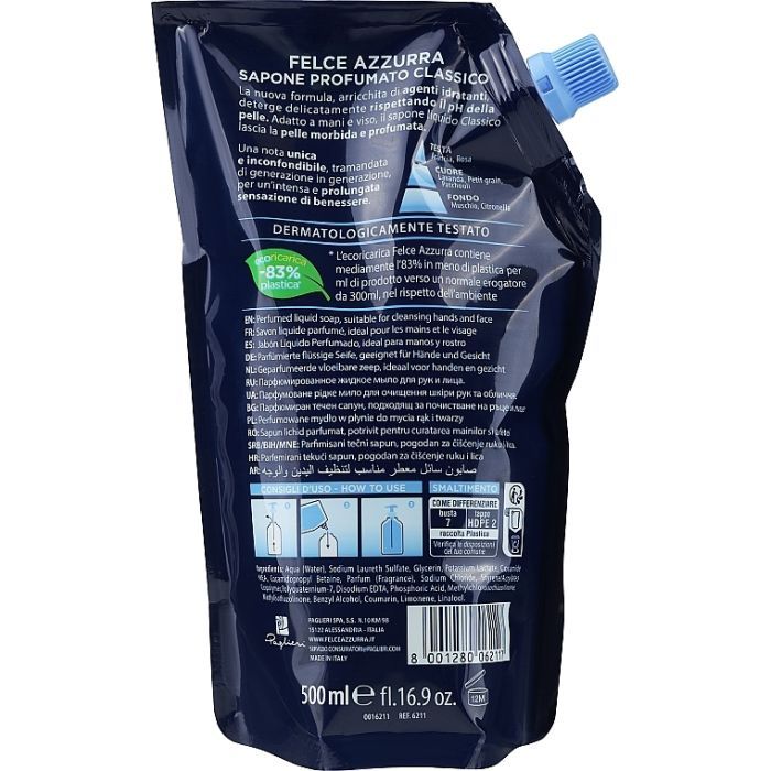 Рідке мило Felce Azzurra Classico 500 мл (8001280062117) зображення 2