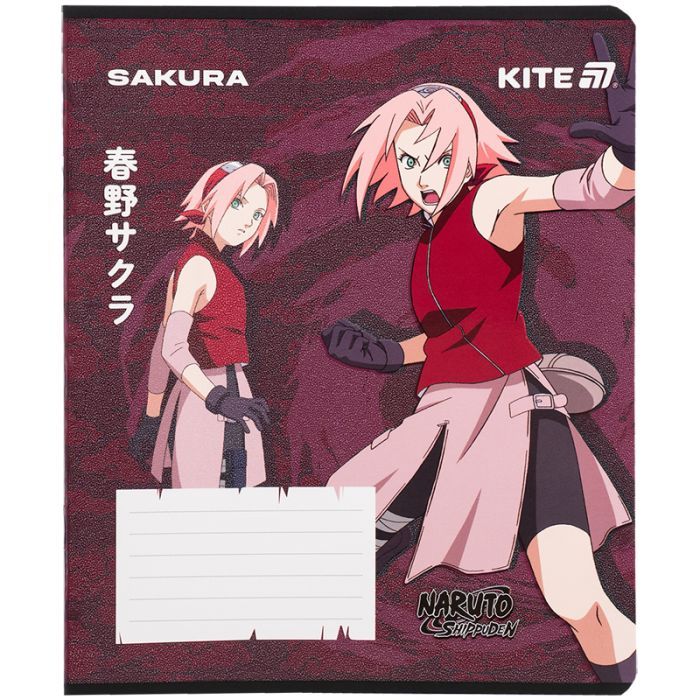 Зошит Kite Naruto, 12 аркушів, клітинка (NR25-232) зображення 9