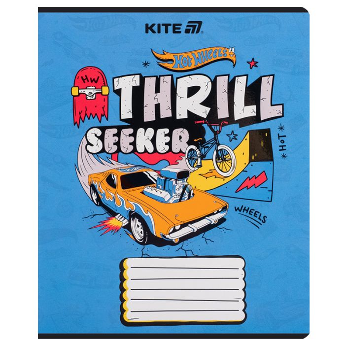 Тетрадь Kite Hot Wheels, 18 листов, линия (HW25-237) изображение 3