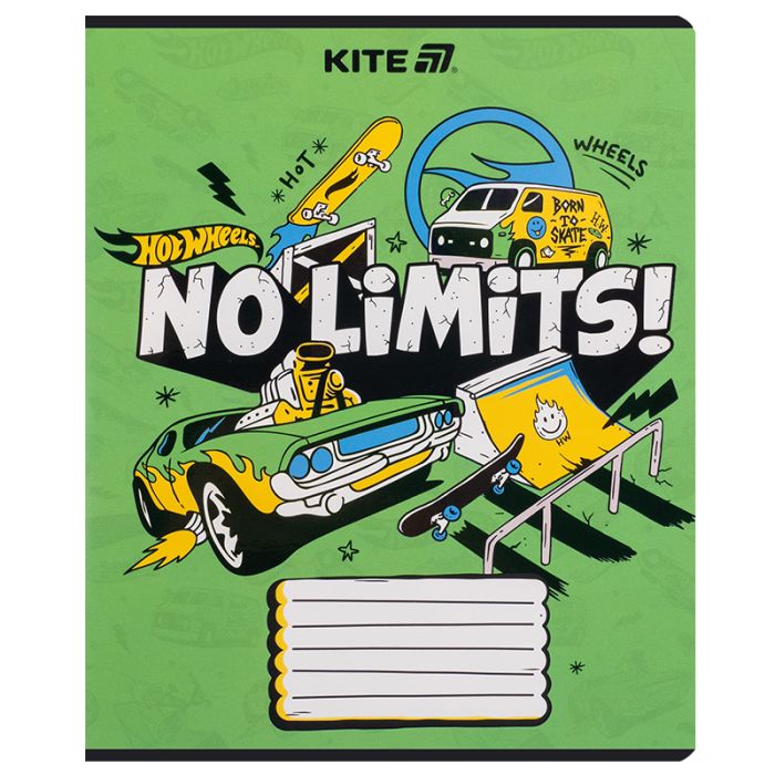 Тетрадь Kite Hot Wheels, 18 листов, линия (HW25-237) изображение 6