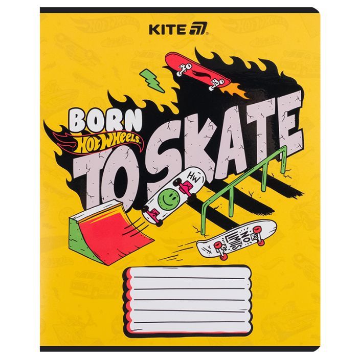 Зошит Kite Hot Wheels, 18 аркушів, лінія (HW25-237) зображення 9