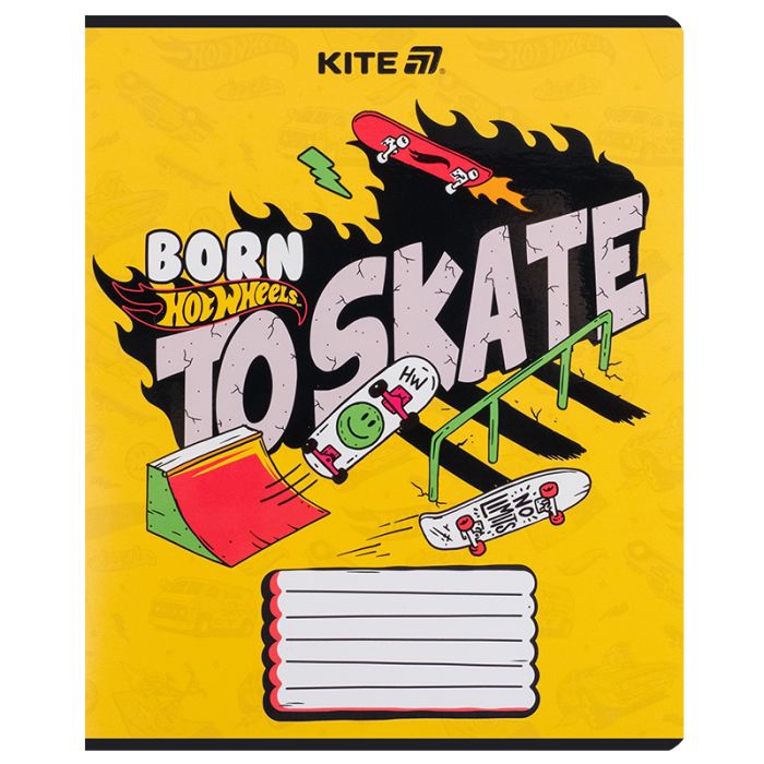 Тетрадь Kite Hot Wheels, 18 листов, линия (HW25-237) изображение 9