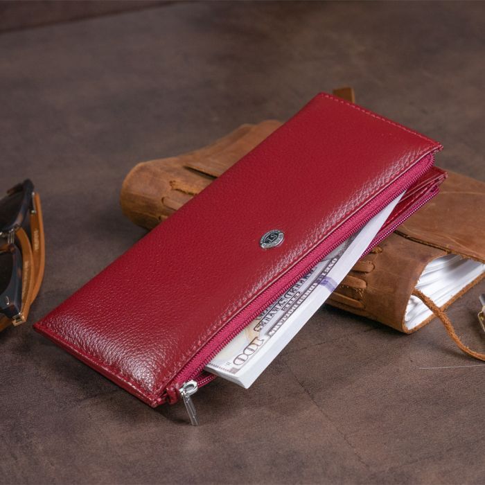 Кошелек ST Leather Из кожи унисекс Синий (19329) изображение 10