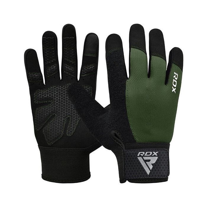 Перчатки для фитнеса RDX W1 Full Finger Army Green XL (WGA-W1FA-XL+)