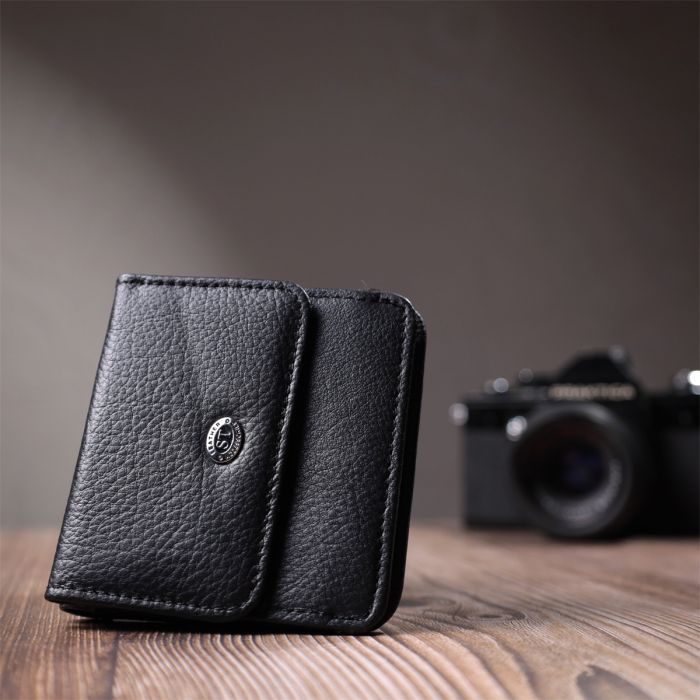 Кошелек ST Leather Из натуральной кожи Черный (22690) изображение 9