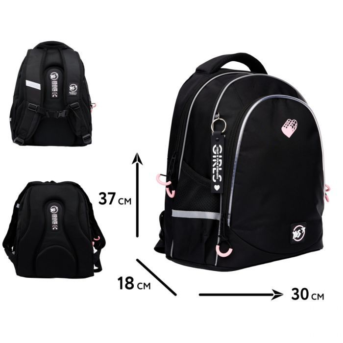 Рюкзак шкільний Yes Pink Heart TS-52 (550037) зображення 2