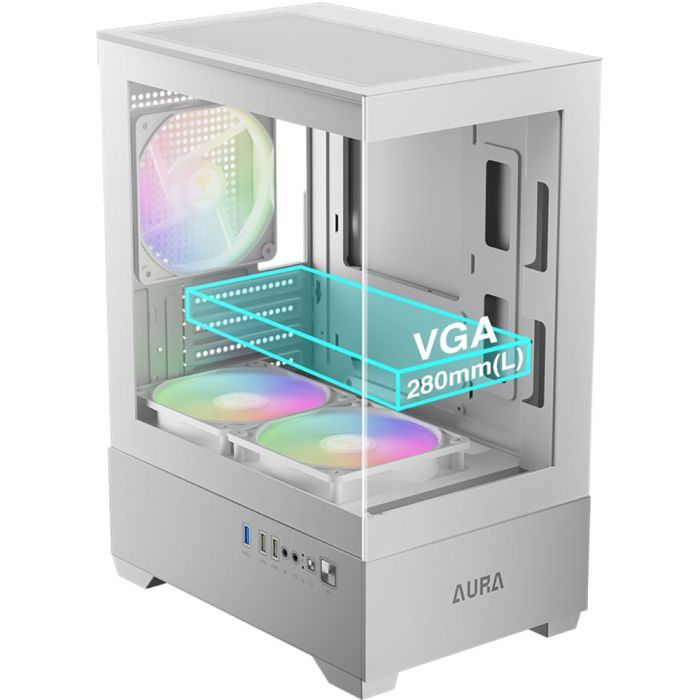 Корпус Gamdias AURA GC9M ARGB WH (4711514502534) изображение 9