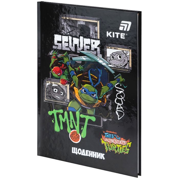 Щоденник шкільний Kite Ninja Turtles, тверда обкладинка (NT25-262) зображення 2