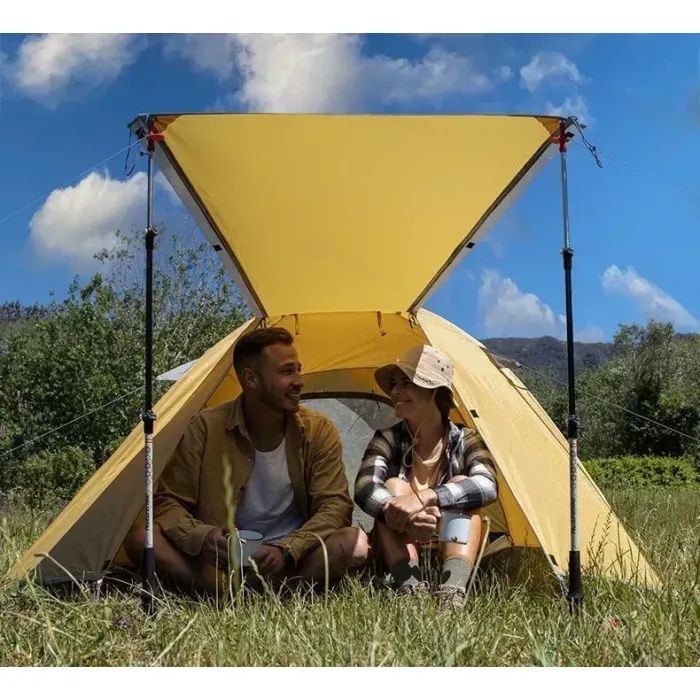 Палатка Naturehike двомісний P-Series CNK2300ZP028 сірий (6976023920509) изображение 2