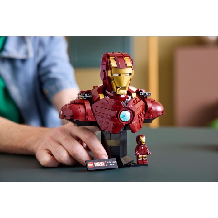 Конструктор LEGO Marvel Погруддя Залізної Людини MK4 (76327) зображення 10