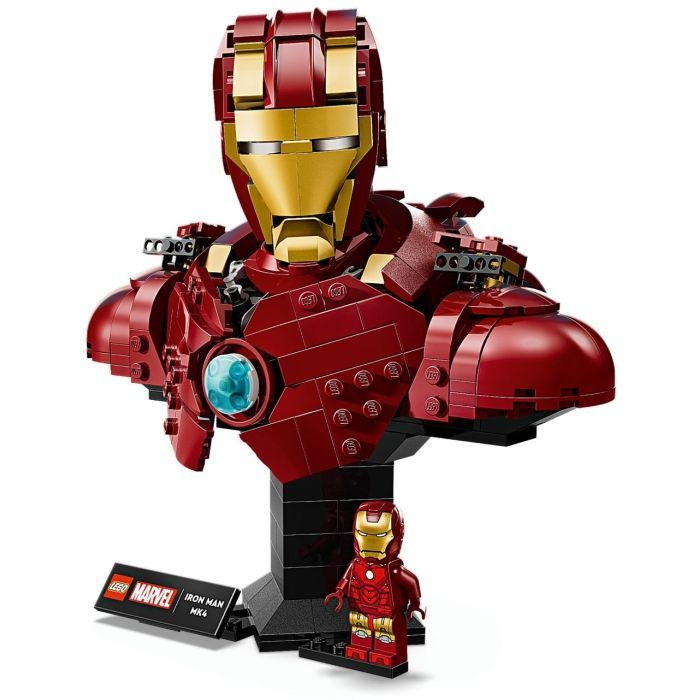 Конструктор LEGO Marvel Погруддя Залізної Людини MK4 (76327) зображення 4