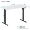Компьютерный стол OfficePro ODE1260WB White/Black (ODE1260WB) изображение 8