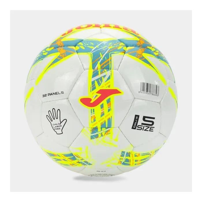 М'яч футбольний Joma Dal III (401412.216) Уні 4 Біло-салатовий (8445954786761) зображення 2