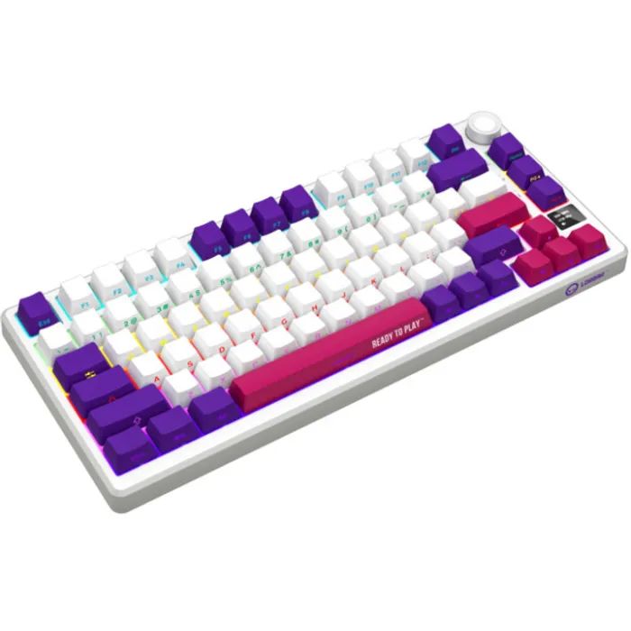 Клавіатура Lorgar KBP7075W Pro RGB Wireless/Bluetooth/USB UA Beige (LRG-KBP7075W-RT-US) зображення 5