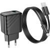 Зарядное устройство HOCO CS21A Rich USB QC3.0 + cable USB to Micro 5P Black (6942007609890) изображение 5