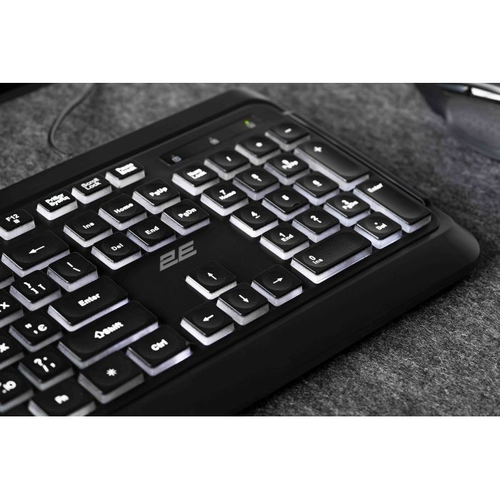Клавіатура 2E 2E KS120 USB-A Black (2E-KS120UB_UA) зображення 6