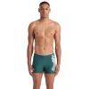 Плавки Arena Bright Glare Swim Short 008941-601 зелений, білий 80 (3468337533917)