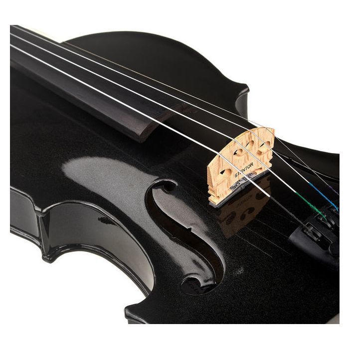 Скрипка Stentor Harlequin Electric Violin Outfit 4/4 Black (1515ABK) изображение 5