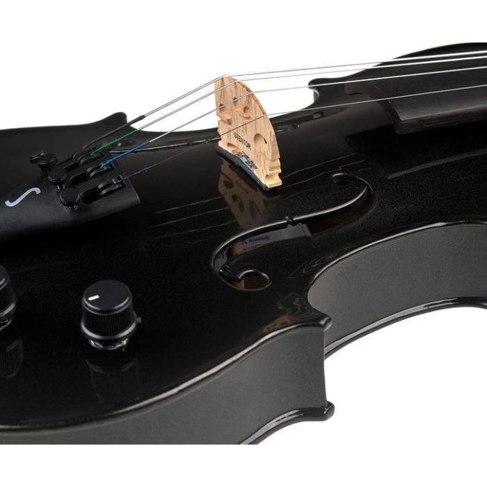 Скрипка Stentor Harlequin Electric Violin Outfit 4/4 Black (1515ABK) изображение 7
