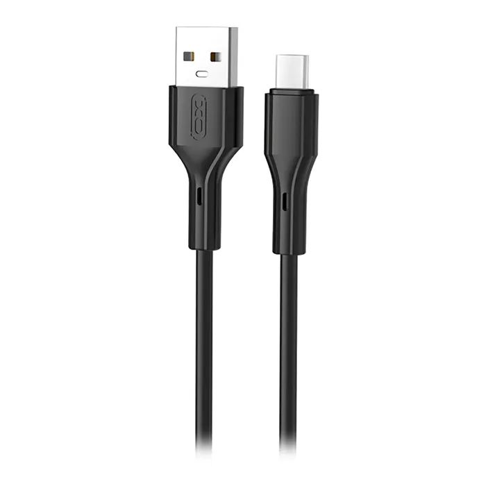 Дата кабель USB 2.0 AM to USB-C 1.0m black XO (NB230-AC.black)