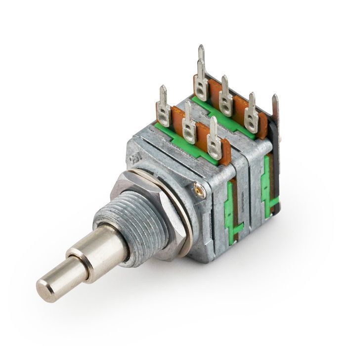 Потенціометр для гітари Warwick MEC Mono Stacked Potentiometer B100K / B100K (M85110) зображення 2