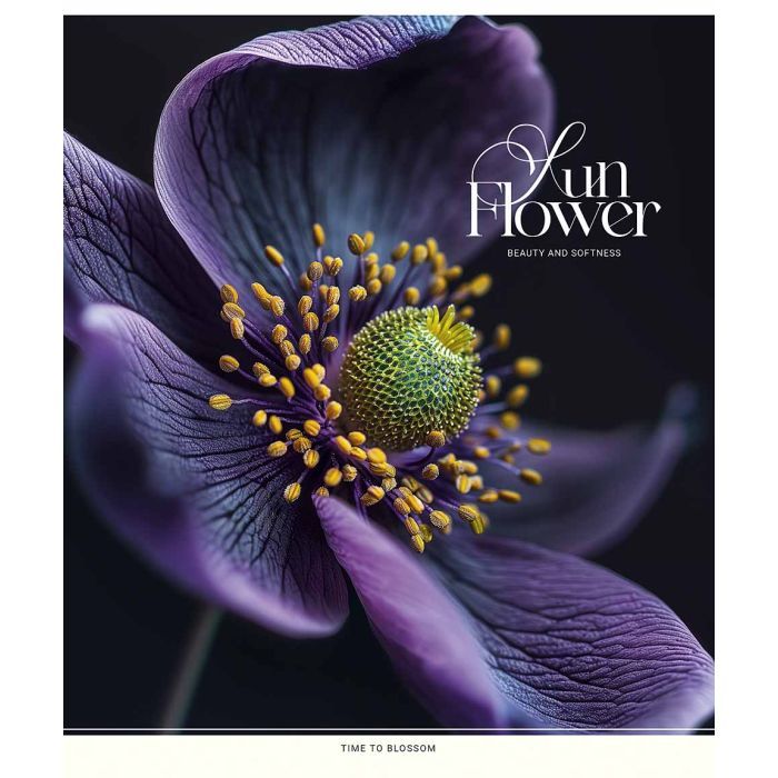 Зошит Школярик Sun Flower 48 аркушів клітинка (048-3456K) зображення 2