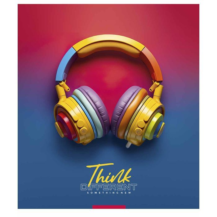 Тетрадь Школярик Think different 96 листов клетка (096-3395K)