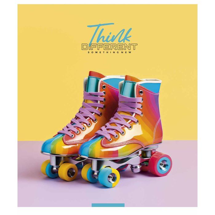 Тетрадь Школярик Think different 96 листов клетка (096-3395K) изображение 2