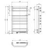 Полотенцесушитель Navin Блюз 480x800 (12-006030-4880) изображение 4