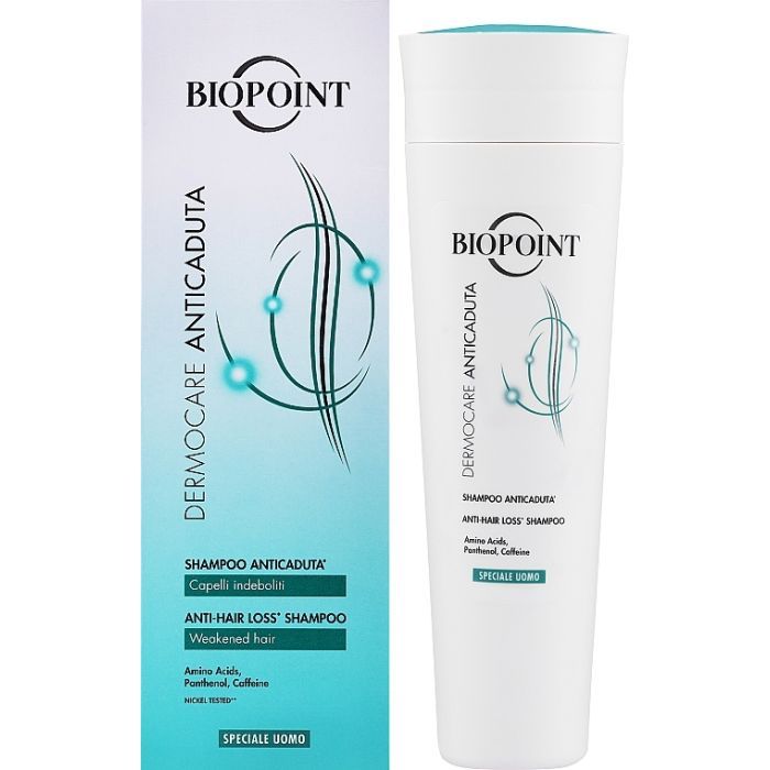 Шампунь Biopoint Anticaduta Uomo Проти випадіння волосся для чоловіків 200 мл (8052862411205) зображення 2