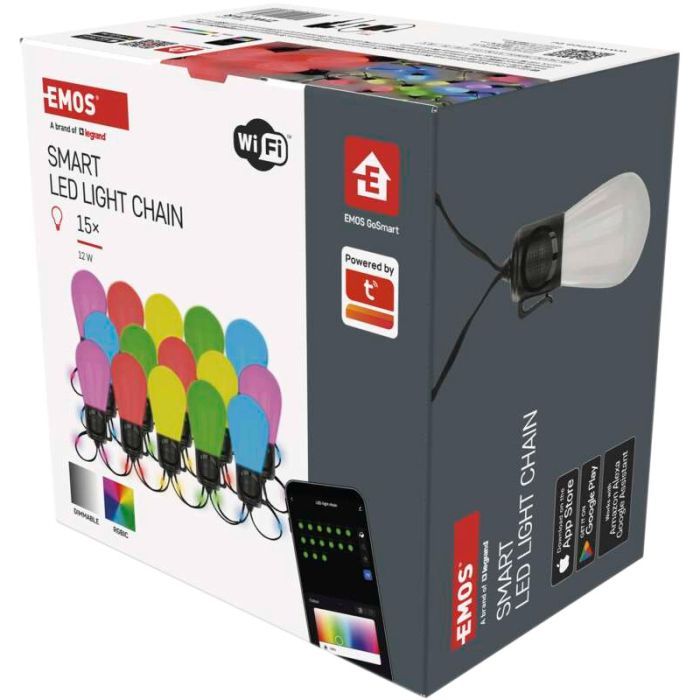 Світильник EMOS ZIW17FR 15 bulbs 15 m RGBIC WiFi (ZIW17FR) зображення 6