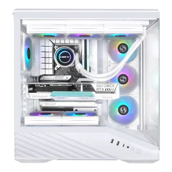 Корпус для ПК Lian Li V100, White (G99.V100W.00) изображение 4