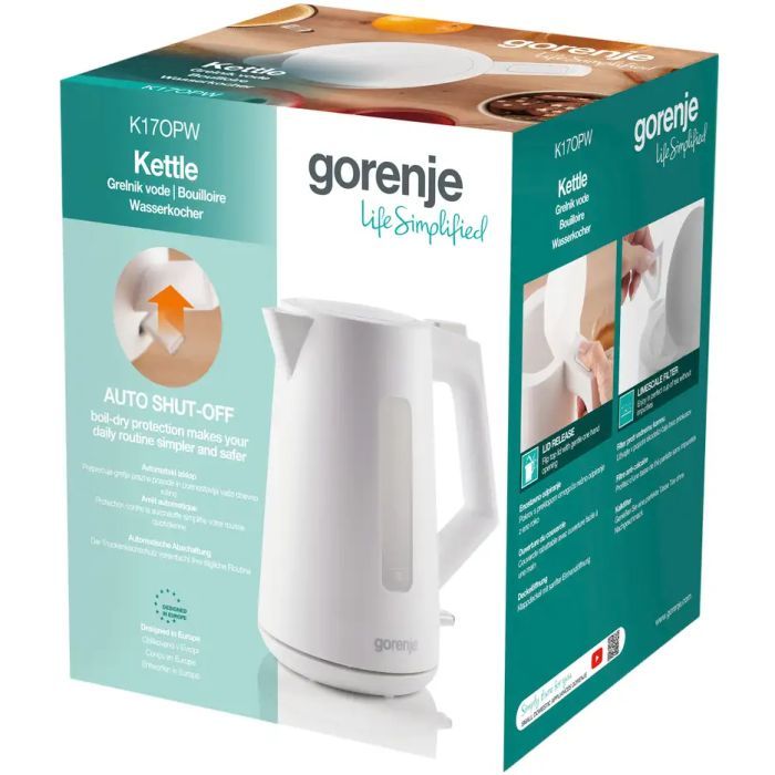 Електрочайник Gorenje K17OPW зображення 7