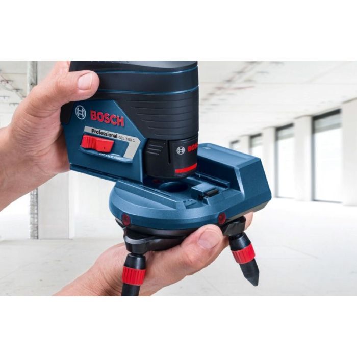 Штатив для нивелира Bosch Professional RM3, 35х63х120мм, поворотный, пульт, 0.5кг (0.601.092.800) изображение 3
