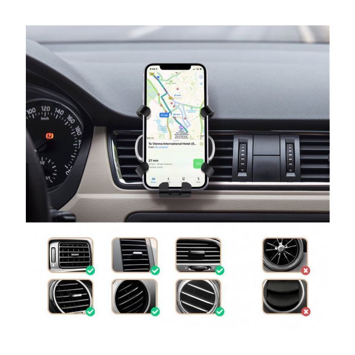 Універсальний автотримач UGREEN LP228 4.7-7.2" (80539) зображення 6