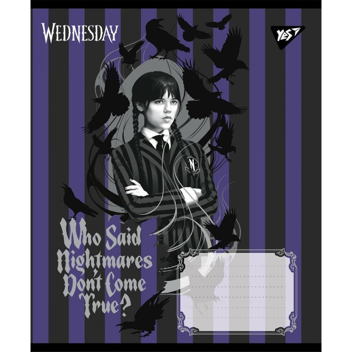 Тетрадь Yes Wednesday Таинственные уроки А5 48 листов клетка (768269) изображение 2