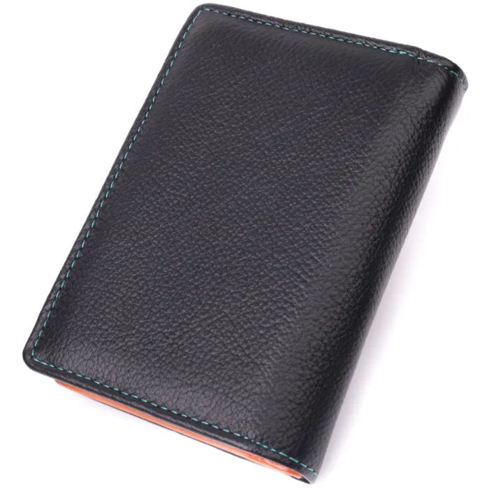 Гаманець ST Leather З натуральної шкіри Чорний (22501) зображення 2