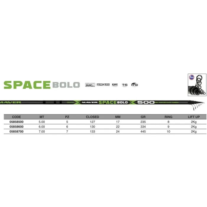 Вудилище Maver Space Bolo 6.00m (1300.39.57) зображення 2