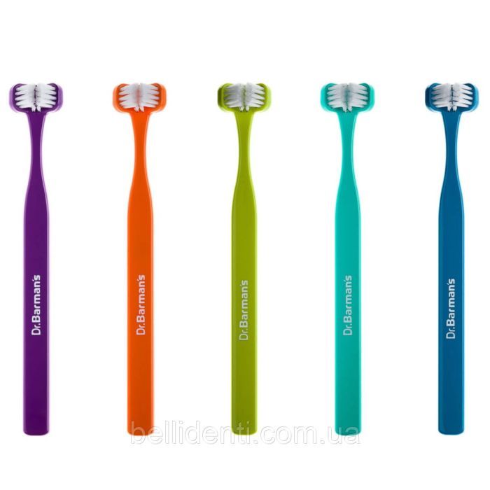 Дитяча зубна щітка Dr. Barman's Superbrush (Dentaco AG), 9603210000, тристороння (від 0-6 років), салатова (8.121/5) зображення 3