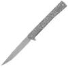 Ніж Ocaso Solstice, Engraved titanium, Scroll Pattern, Satin (10ESS)