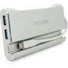 Концентратор VEGGIEG USB-C 5-in-1 USB-C + 3xUSB 3.0 + HDMI + RJ45 0.1m silver (TC07-S) зображення 3