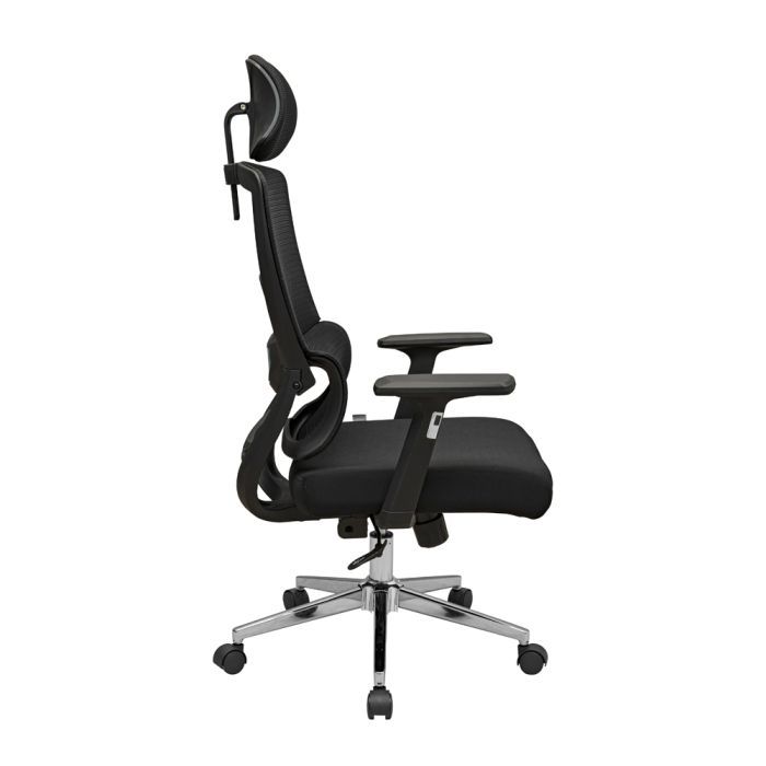 Офісне крісло Richman Вектор Про Хром М-2 Сітка Чорна (R00000053311) зображення 3