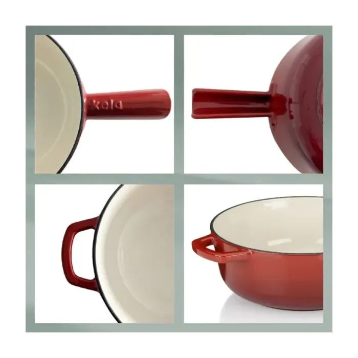 Набір для фондю Kela Calido, Каструля 1,8 л червона (16622) зображення 3