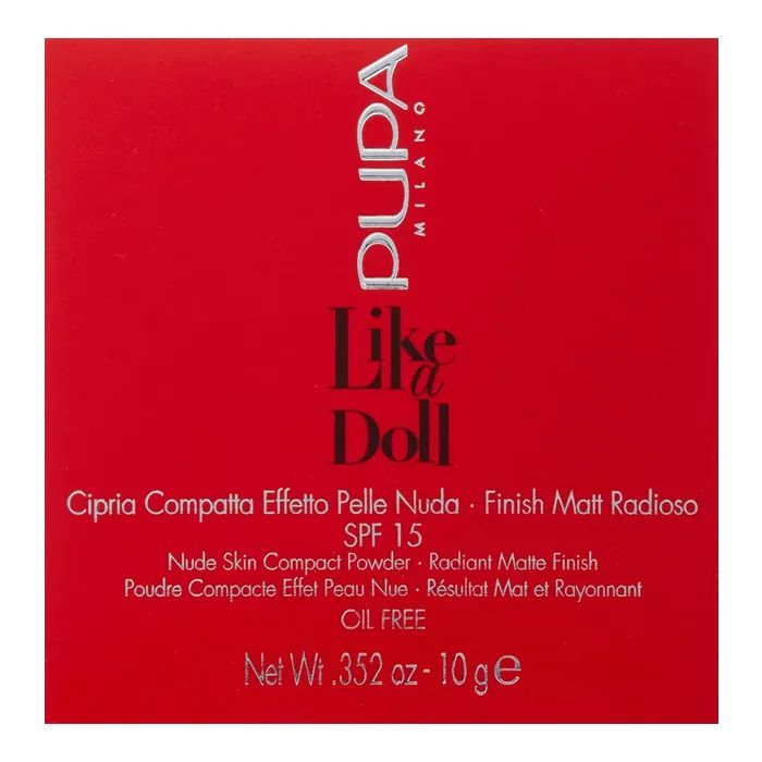 Пудра для лица Pupa Like A Doll Compact Powder 003 - Natural beige (8011607212156) изображение 2