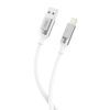 Дата кабель USB 2.0 AM to Lightning 1.0m 6A silicone white XO (NB251_L_White) зображення 2